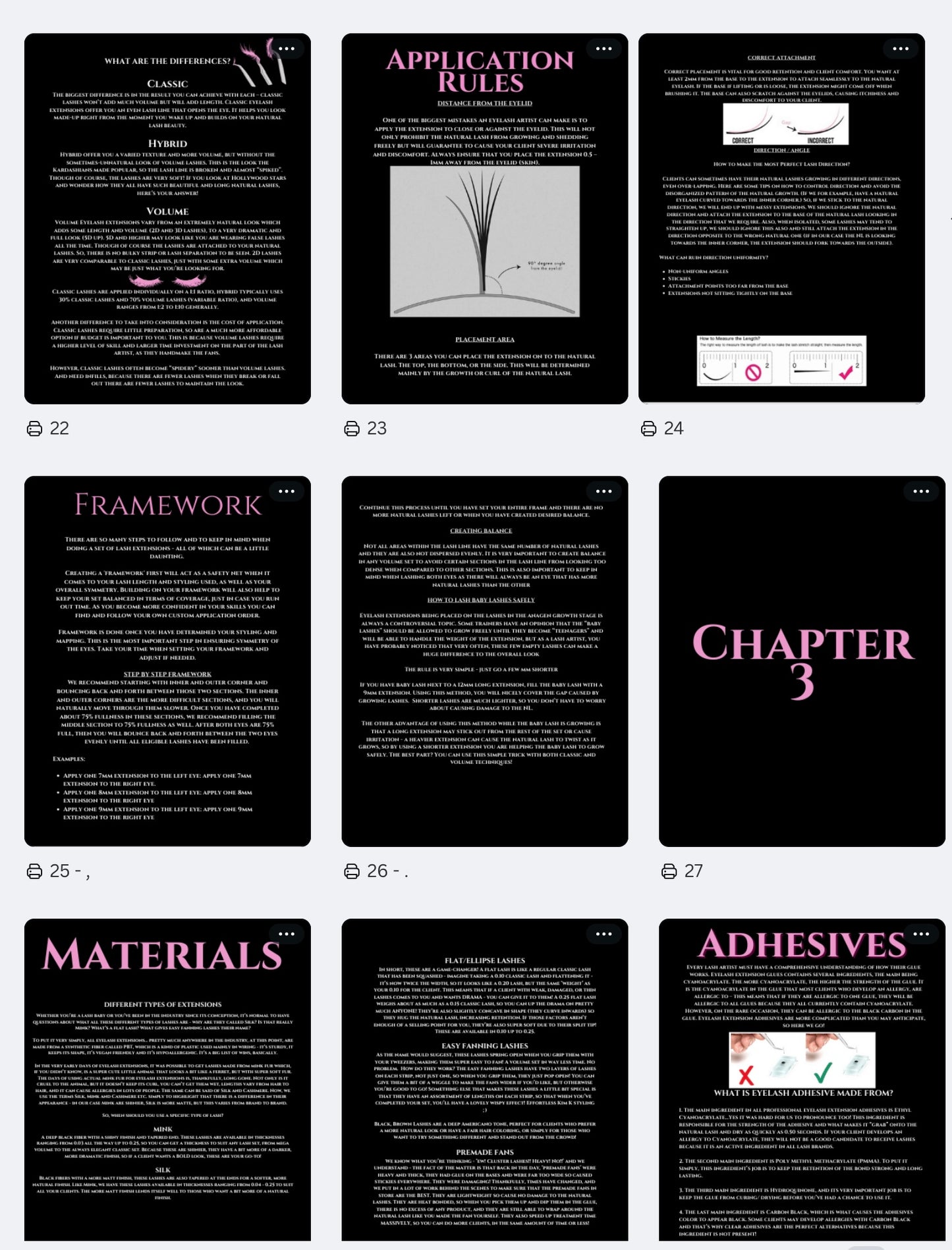BBA LASH EXTENSIONS 101 MASTER EBOOK